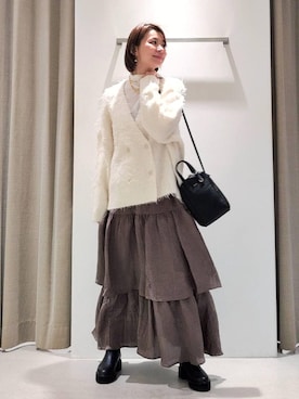 「Beau're（ヴュレ）のアイテム」を使った、yoshikuttya0213さん（レディース・164cm）の冬コーディネート