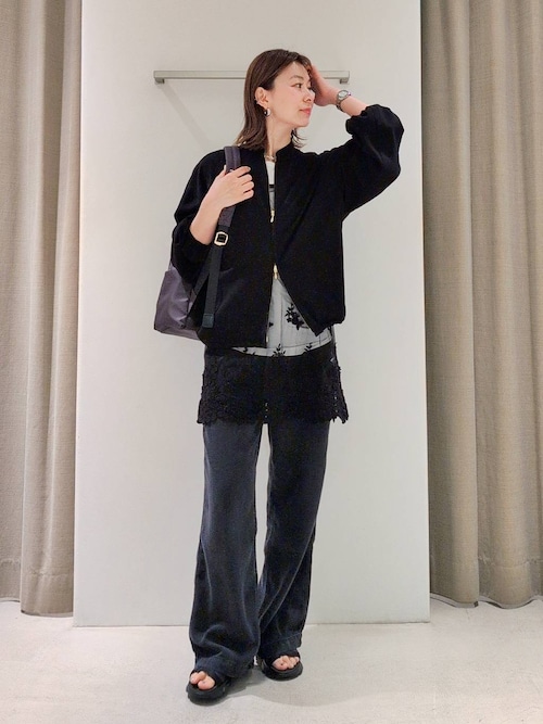 BARNYARDSTORM / ダブルクロスブルゾン サイズ0　ブラック BARNYARDSTORM｜ダブルクロスブルゾン | Rakuten Fashion(楽天
