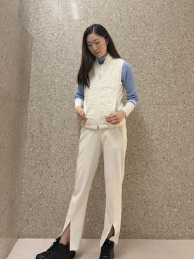 「アイテム（ブルゾン）」を使った、YRYRさん（レディース・170cm）の秋コーディネート