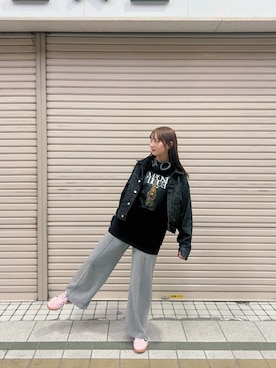 「Oriens JOURNAL STANDARD（オリエンス ジャーナルスタンダード）のアイテム（ジャケット/アウター）」を使った、chihiroさん（レディース・159cm）の春コーディネート