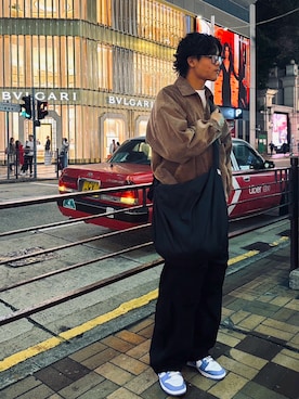 「アイテム（ジャケット/アウター）」を使った、ppooppyyさん（メンズ・180cm・10代）の冬コーディネート