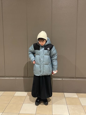 「CIAOPANIC TYPY（チャオパニックティピー）のアイテム（ダウンジャケット/コート）」を使った、れまさん（レディース・148cm）の冬コーディネート