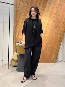 「BABYLONE（バビロン）のアイテム」を使った、namikaさん（レディース・158cm）の夏コーディネート
