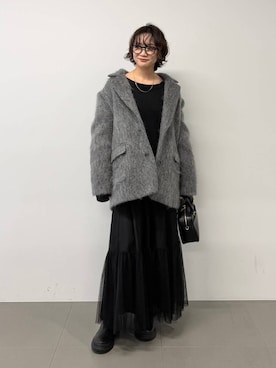 「アイテム（テーラードジャケット）」を使った、namikaさん（レディース・158cm・30代）の秋コーディネート