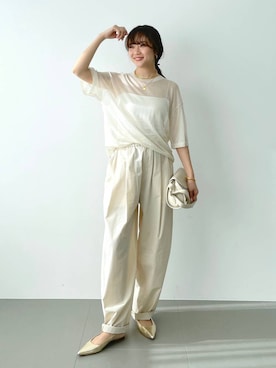 namikaさん（レディース・158cm）の春コーディネート