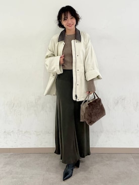 「アイテム（ブルゾン）」を使った、namikaさん（レディース・158cm・30代）の秋コーディネート