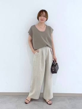 「アイテム（バッグ）」を使った、namikaさん（レディース・158cm・30代）の春コーディネート