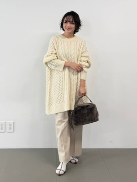 「アイテム（ハンドバッグ）」を使った、namikaさん（レディース・158cm・30代）の秋コーディネート