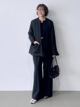 「アイテム（その他アウター）」を使った、namikaさん（レディース・158cm・30代）の秋コーディネート