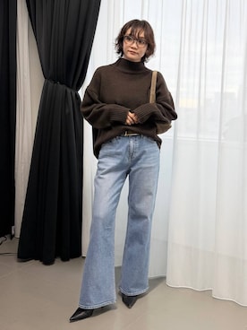 「アイテム（ハンドバッグ）」を使った、namikaさん（レディース・158cm・30代）の冬コーディネート