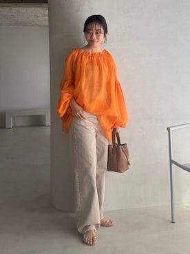 「upperhights（アッパーハイツ）のアイテム」を使った、namikaさん（レディース・158cm）の春コーディネート