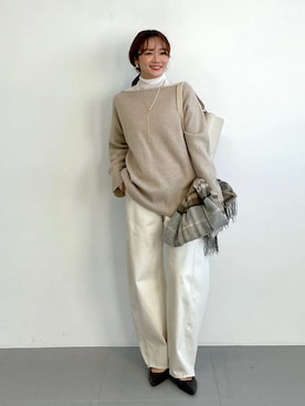 namikaさん（レディース・158cm）の冬コーディネート
