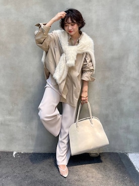 namikaさん（レディース・158cm）の秋コーディネート