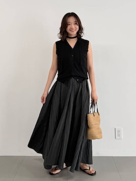 「beej（ビージ）のアイテム」を使った、namikaさん（レディース・158cm）の夏コーディネート