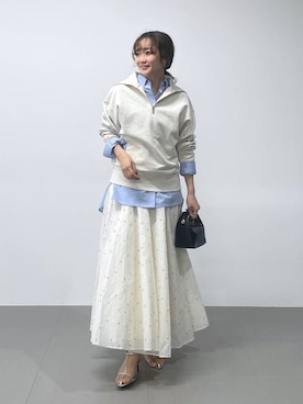 「アイテム（スウェット）」を使った、namikaさん（レディース・158cm・30代）の冬コーディネート
