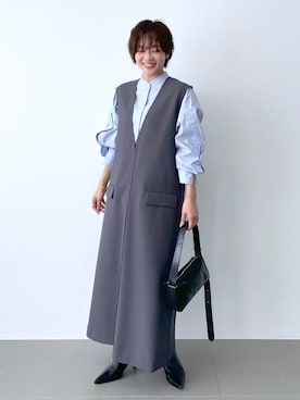 「アイテム（ブーツ）」を使った、namikaさん（レディース・158cm・30代）の夏コーディネート
