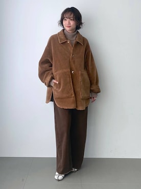 「アイテム（ブルゾン）」を使った、namikaさん（レディース・158cm・30代）の秋コーディネート