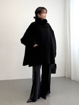 「アイテム（その他アウター）」を使った、namikaさん（レディース・158cm・30代）の冬コーディネート