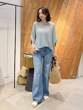 「beej（ビージ）のアイテム」を使った、namikaさん（レディース・158cm）の夏コーディネート