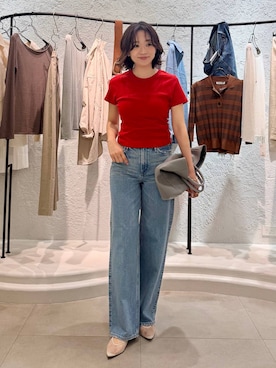 「upperhights（アッパーハイツ）のアイテム」を使った、namikaさん（レディース・158cm）の春コーディネート