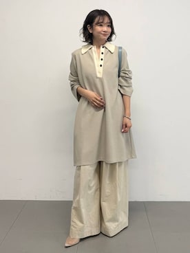 「ADD CULUMN（アドカラム）のアイテム」を使った、namikaさん（レディース・158cm）の春コーディネート