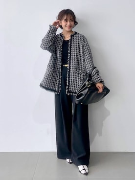 「アイテム（その他アウター）」を使った、namikaさん（レディース・158cm・30代）の秋コーディネート