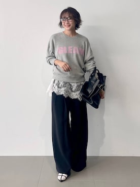 「アイテム（ハンドバッグ）」を使った、namikaさん（レディース・158cm・30代）の秋コーディネート