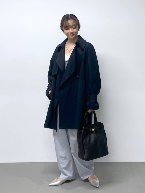 中古・古着通販】ZARA (ザラ) コート ネイビー サイズ:M