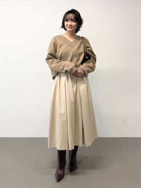 「アイテム（ハンドバッグ）」を使った、namikaさん（レディース・158cm・30代）の秋コーディネート