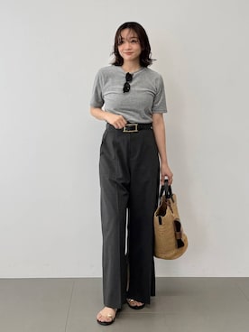 「PROTAGONISTA（プロタゴニスタ）のアイテム」を使った、namikaさん（レディース・158cm）の夏コーディネート