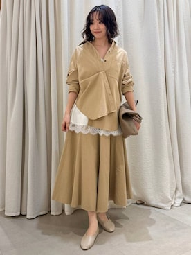 namikaさん（レディース・158cm）の春コーディネート