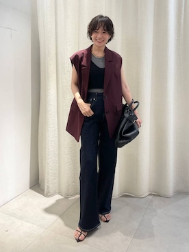 「アイテム（その他アウター）」を使った、namikaさん（レディース・158cm・30代）の夏コーディネート