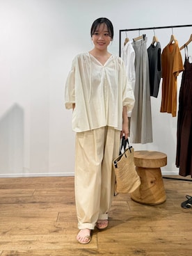 「BABYLONE（バビロン）のアイテム」を使った、namikaさん（レディース・158cm）の夏コーディネート