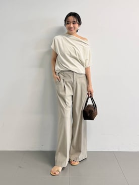 「BABYLONE（バビロン）のアイテム」を使った、namikaさん（レディース・158cm）の夏コーディネート