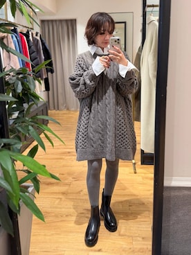 「アイテム（ワンピース/ドレス）」を使った、namikaさん（レディース・158cm・30代）の秋コーディネート