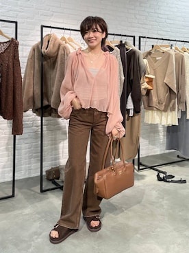「アイテム（キャミソール）」を使った、namikaさん（レディース・158cm・30代）の夏コーディネート
