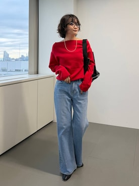 「RED CARD TOKYO（レッドカード）のアイテム」を使った、namikaさん（レディース・158cm）の冬コーディネート