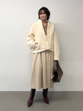 「アイテム（ブルゾン）」を使った、namikaさん（レディース・158cm・30代）の秋コーディネート