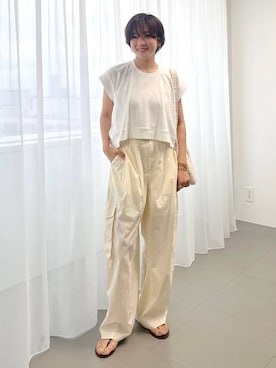 「アイテム（キャミソール）」を使った、namikaさん（レディース・158cm・30代）の夏コーディネート