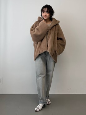 「アイテム（サンダル）」を使った、namikaさん（レディース・158cm・30代）の秋コーディネート