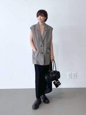 「アイテム（その他アウター）」を使った、namikaさん（レディース・158cm・30代）の夏コーディネート