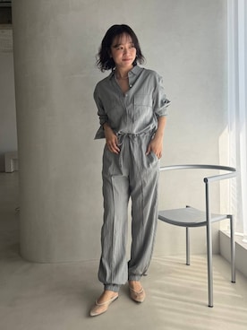 「CORSO ROMA，9（コルソローマ）の【柳橋唯さんYouTube紹介アイテム】【CORSO ROMA 9】チュールパンプス（パンプス、ベージュ系）」を使った、namikaさん（レディース・158cm）の春コーディネート