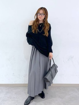 namikaさん（レディース・158cm）の冬コーディネート