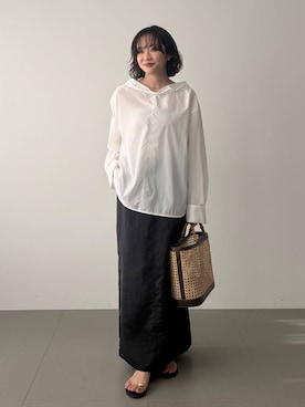 「BABYLONE（バビロン）のアイテム」を使った、namikaさん（レディース・158cm）の春コーディネート