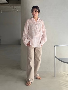 「upperhights（アッパーハイツ）のアイテム」を使った、namikaさん（レディース・158cm）の春コーディネート