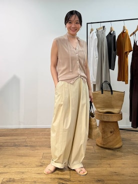 「BABYLONE（バビロン）のアイテム」を使った、namikaさん（レディース・158cm）の夏コーディネート