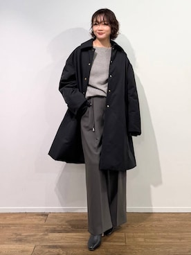 「アイテム（ナイロンジャケット）」を使った、namikaさん（レディース・158cm）の秋コーディネート