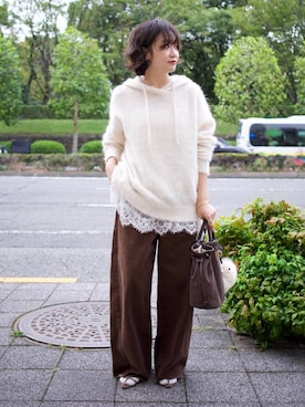 「アイテム（財布/小物）」を使った、namikaさん（レディース・158cm・30代）の秋コーディネート