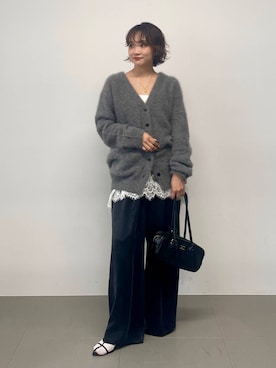 「アイテム（キャミソール）」を使った、namikaさん（レディース・158cm・30代）の秋コーディネート