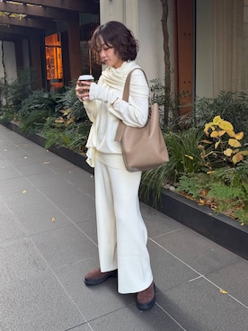 「アイテム（ハンドバッグ）」を使った、namikaさん（レディース・158cm・30代）の冬コーディネート